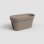 Artevasi Capri Jardinière de Balcon 30x60x30 cm 26,8 L Gris Taupe Plastique UV