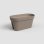 Artevasi Capri Jardinière de Balcon 30x60x30 cm 26,8 L Gris Taupe Plastique UV