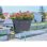 Artevasi Capri Jardinière de Balcon 30x60x30 cm 26,8 L Gris Taupe Plastique UV