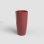Artevasi Jardinière avec support Santorini Plastique UV Rouge Brillant 72L Système autorrigation