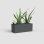 Jardinière rectangulaire Artevasi Rimini 17L Auto-irrigation SWS Gris anthracite