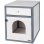 Cabinet Litière Kerbl Ida Blanc/Bleu 58 x 45 x 60 cm Bandelette Amovible