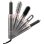 Spazzola Modellante Multifunzione Jocca 2412 1000W Ceramica 3 Temperature 5 Accessori Nero
