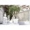 Jardinière Capri Artevasi 40 cm Vert Gris Mat Extérieur
