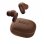 Auriculares DCU Tecnologic sem fios Bluetooth com ANC, microfone e assistente de voz castanho