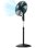 Ventilateur sur Pied Cecotec 56W 40cm 3 Vitesses Hauteur Réglable Oscillant Sécurité