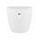 Jardinière Elho Brussels Round 25 cm Blanche PP 8,7 L Acabado Mate Anti-UV