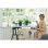 Jardinière Elho Brussels Round 25 cm Blanche PP 8,7 L Acabado Mate Anti-UV