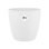 Jardinière Elho Brussels Round 25 cm Blanche PP 8,7 L Acabado Mate Anti-UV