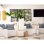 Jardinière Artevasi Santorini SWS 65 Br Taupe Brillante Autonome Ø33x65cm