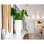 Jardinière Artevasi Santorini SWS 65 Br Taupe Brillante Autonome Ø33x65cm