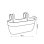 Maceta para balcón Elho Vibia Campana Easy Hanger Large Verde 7,5 L