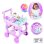 Carrello da gioco Smoby Desserte XL Disney Princess rosa con 17 accessori