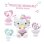 Peluche interactif Jemini Hello Kitty 26 cm avec capteur de cœur, bougie et musique d'anniversaire