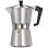 Caffettiera Moka Pezzetti Italexpress Alluminio Opaco 6 Tazze Design Sfaccettato