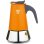 Caffettiera Moka Pezzetti Steelexpress 2 Tazze Acciaio Inox Arancione Induzione