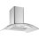Campana extractora Continental Edison CEH60GS2 Abluft 60cm Edelstahl und Glas