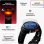 Polar Street X Bluetooth GPS 1,28" Snow White Correa Negra S/M Resistente 5 ATM