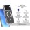 Force Case Air Xtrem Magsafe Custodia Trasparente Brillante per iPhone 17 Pro Max