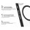 Funda para móvil Force Case Air Xtrem Frost MagSafe híbrida negra para iPhone 17 Pro