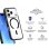 Funda para móvil Force Case Air Xtrem Frost MagSafe híbrida negra para iPhone 17 Pro