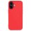Funda para móvil BigBen Connected Silicona MagSafe Roja Soft-touch para iPhone 17