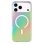 Custodia ibrida Bigben Connected TPU + PC iridescente antishock MagSafe iPhone 17 Pro Max