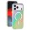 Custodia ibrida Bigben Connected TPU + PC iridescente antishock MagSafe iPhone 17 Pro Max