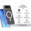 Force Case Fc Air Xtrem MagSafe Coque Transparente avec Glitter Recyclé pour iPhone Air