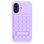 Funda para móvil BigBen Connected Magsafe Silicona Violeta con Pop It y soporte para iPhone 17