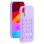 Funda para móvil BigBen Connected Magsafe Silicona Violeta con Pop It y soporte para iPhone 17