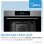 Horno Multifunción Midea 70L 60cm con Grill y Conectividad Negro