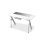 Mesa Gaming Drift 120cm Pannello in Fibra Bianco con Tappetino e Supporto