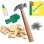 SES Creative Atelier De Menuiserie Kit Carpintería Infantil 57 piezas