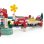 Ecoiffier Baril Circuit Train 140 Piezas Para Construir Estación Y Vías, Con Tapa-bandeja De Juego Y Accesorios Ferroviarios, Plástico Multicolor, Desde 18 Meses