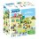 Playmobil Junior Bauernhof mit Traktor Anhänger Tiere 71656 53 Teile
