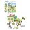 Playmobil Junior Bauernhof mit Traktor Anhänger Tiere 71656 53 Teile