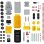 Klein Cat Set de camión de construcción 4 en 1 3252 96 piezas