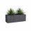 Jardinière Artevasi Sydney 80 cm Rectangulaire Antracite 57 L