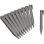 Piquet de Bordure Nature Pack 10 Recyclé Anti-UV Gris