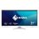 Monitor EIZO FlexScan EV3450XC-WT 34,1" UltraWide Quad HD IPS Curved 5ms Höhenverstellung