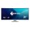 Monitor PC EIZO FlexScan EV3895-WT 37,5" UltraWide Quad HD+ IPS Curvo Bianco Regolabile in altezza