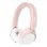 Auriculares Philips TAK2000PK/00 com cabo, microfone integrado, design ajustável rosa