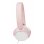 Auriculares Philips TAK2000PK/00 com cabo, microfone integrado, design ajustável rosa