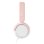Auriculares Philips TAK2000PK/00 com cabo, microfone integrado, design ajustável rosa