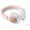 Auriculares Philips TAK2000PK/00 com cabo, microfone integrado, design ajustável rosa
