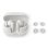 Auriculares Philips TAT3000WT/00 inalámbricos Bluetooth con cancelación híbrida de ruido blanco