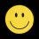 Tapete de rato Mustard Happy Face antiderrapante 240 x 200 mm