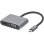 Hub USB iBox 4 en 1 USB-C HDMI VGA Charge 100W