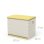 Baúl De Almacenamiento Multiusos 260 Litros | Baúl Para Exterior E Interior - 80 Cm | Amarillo